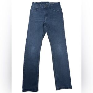 Wrangler Men’s Straight Fit With Stretch Dark Denim Jeans 30x32 Western Workwear